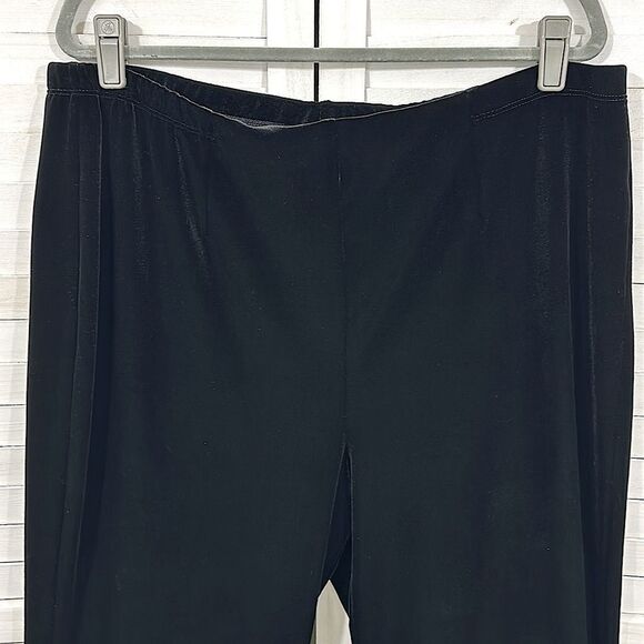 Chico's Travelers Dress Pants Size 3S 16S Elegant Velvet Pull On - Picture 3 of 12